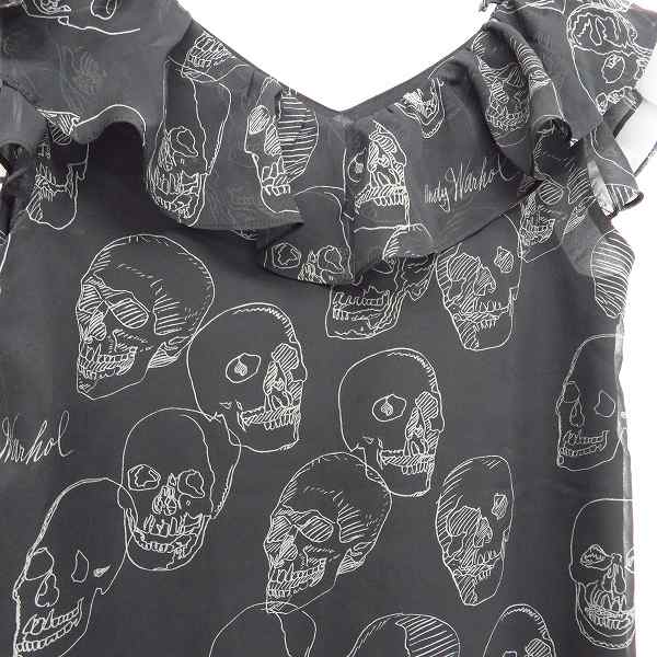 実際に弊社で買取させて頂いたHYSTERIC GLAMOUR/HYSTERICS/ヒステリックス チェリー Lick me スカル キャミソールワンピース/F/3点セットの画像 7枚目