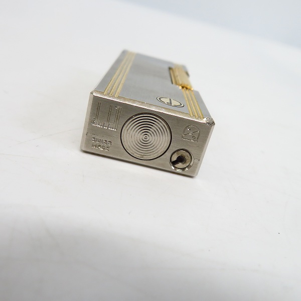 実際に弊社で買取させて頂いたdunhill/ダンヒル サイドローラーガスライター シルバー×ゴールドの画像 5枚目