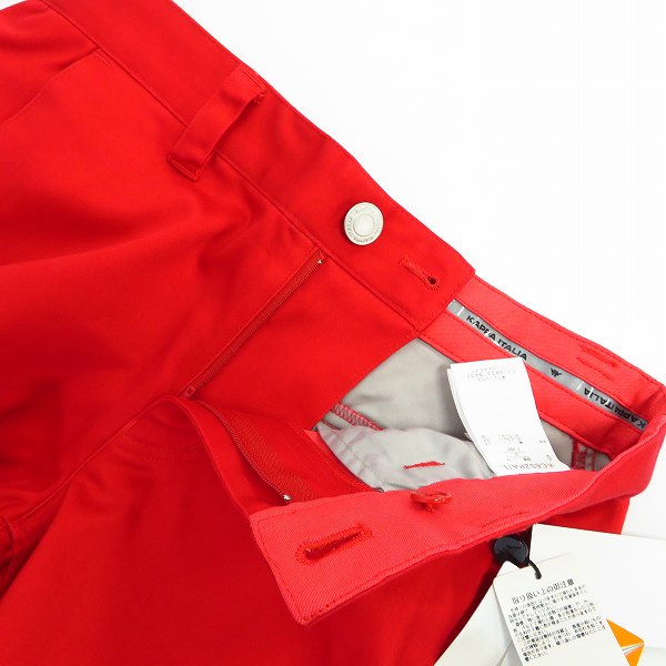 実際に弊社で買取させて頂いた【未使用】kappa/カッパ ゴルフ ロング スラックスパンツ レッド KC652PA11/Sの画像 4枚目