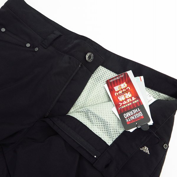 実際に弊社で買取させて頂いた【未使用】kappa/カッパ ゴルフ ロング スラックスパンツ ブラック KG452PA24/91の画像 4枚目