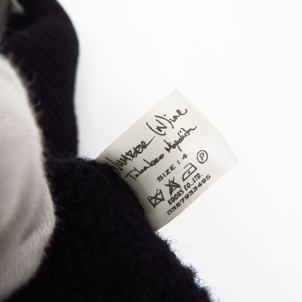 実際に弊社で買取させて頂いた NUMBER (N)INE/ナンバーナイン  05AW THS期 ワッペンジップアップニット  ハイストリート/４の画像 3枚目
