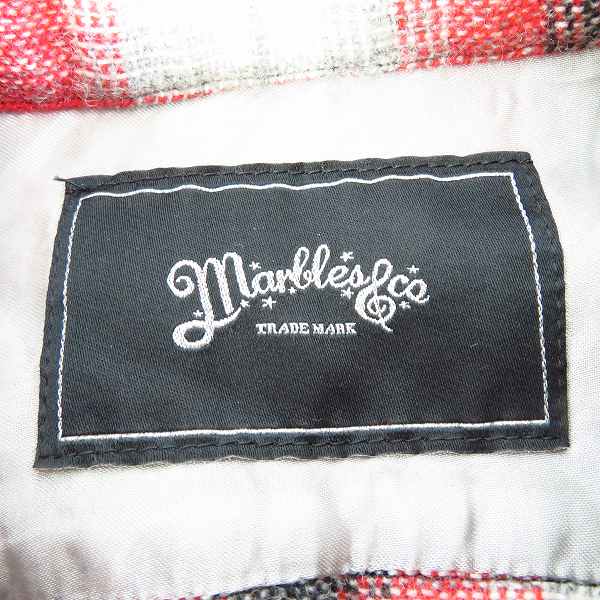 実際に弊社で買取させて頂いたMARBLES/マーブルズ 長袖シャツ チェック柄の画像 2枚目