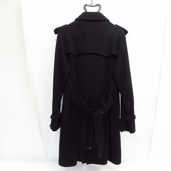 実際に弊社で買取させて頂いたMACKINTOSH/マッキントッシュ  ロングPコート ブラック size：40の画像 1枚目