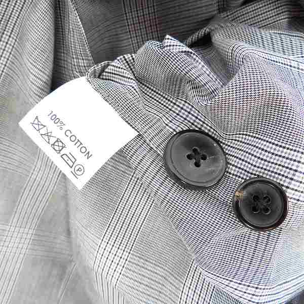 実際に弊社で買取させて頂いた【未使用】DRIES VAN NOTEN/ドリスヴァンノッテン BOXER 9168 チェックジャケット size：48の画像 3枚目