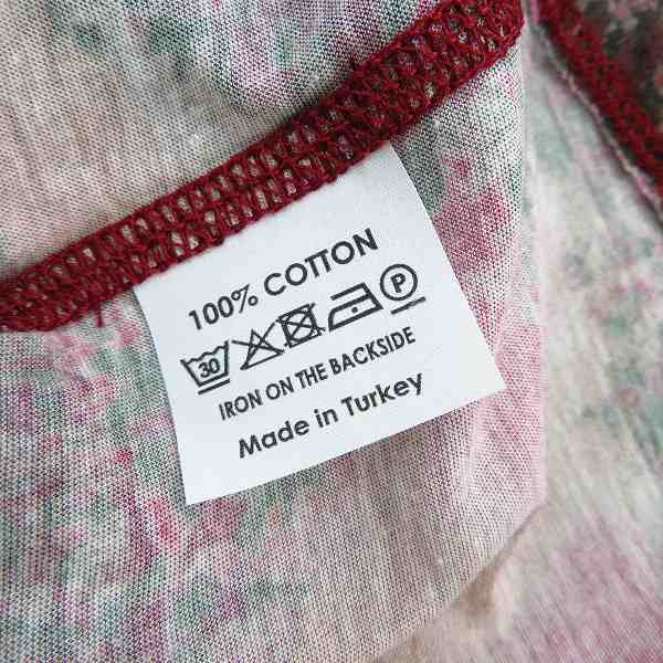 実際に弊社で買取させて頂いた【未使用】DRIES VAN NOTEN/ドリスヴァンノッテン HOBS PR 9605 総柄 半袖Tシャツ size：Sの画像 3枚目