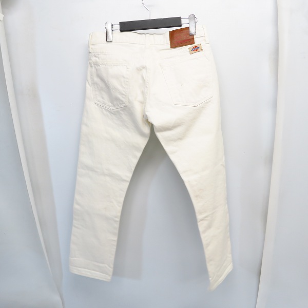 実際に弊社で買取させて頂いたDickies/ディッキーズ × Brooks Brothers/ブルックスブラザーズ ホワイト デニムパンツ 152M40BR02/28の画像 1枚目