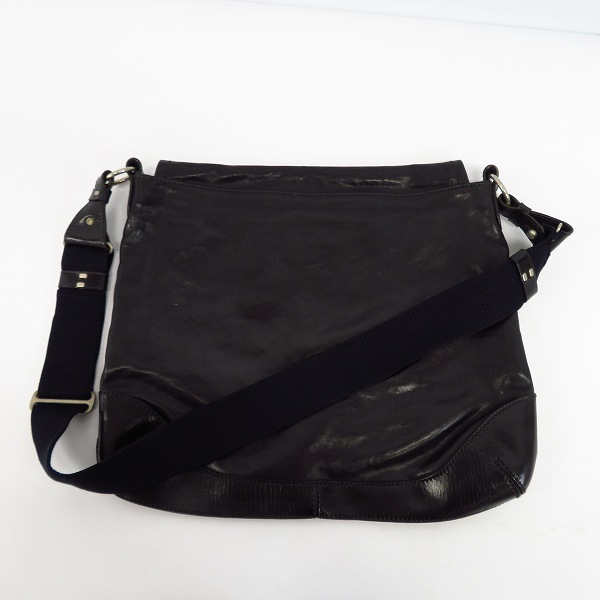 実際に弊社で買取させて頂いたDaniel&Bob/ダニエル&ボブ レザーショルダーバッグ ブラックの画像 1枚目