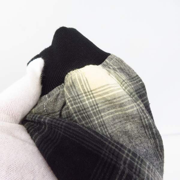 実際に弊社で買取させて頂いたNUMBER (N)INE/ナンバーナイン チェック ブルゾン ジャケット/４の画像 4枚目