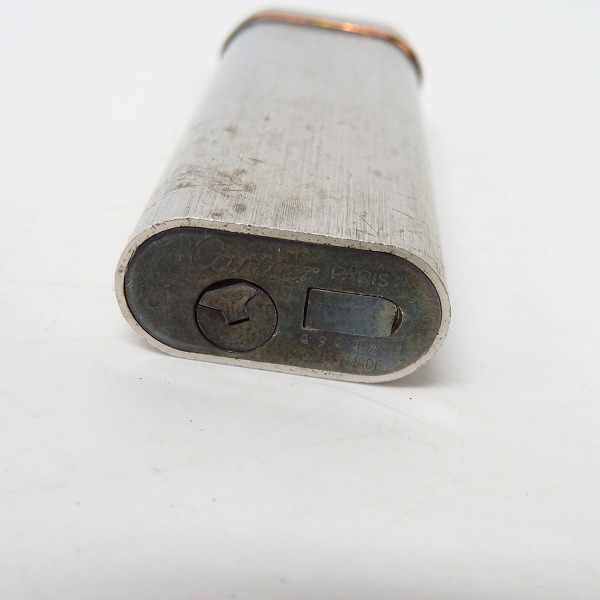 実際に弊社で買取させて頂いたCartier/カルティエ ローラーガスライター シルバー×ゴールドの画像 4枚目