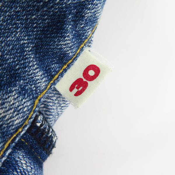 実際に弊社で買取させて頂いたBLUE BLUE/ブルーブルー PP24 グラデーションパッチ リペアジーンズ 30の画像 3枚目