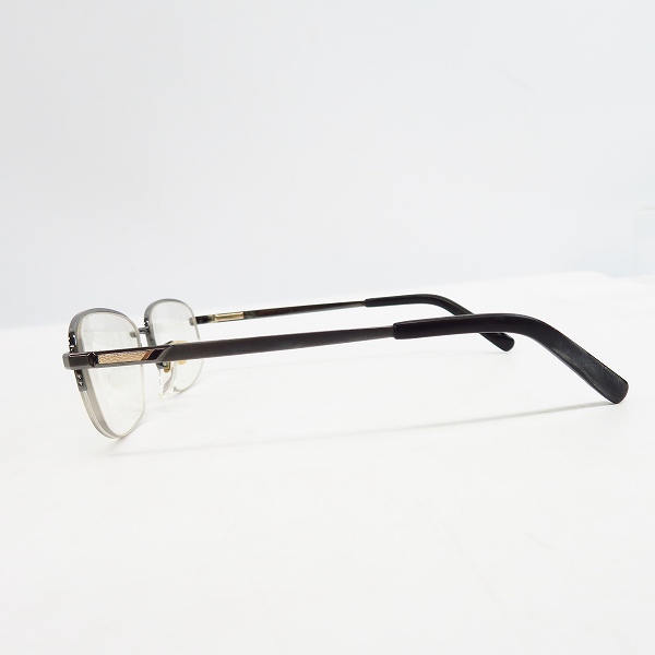 実際に弊社で買取させて頂いたALFRED DUNHILL/アルフレッドダンヒル メガネフレーム 度入り 937の画像 2枚目