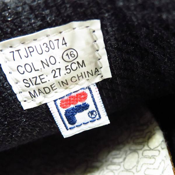実際に弊社で買取させて頂いた【観賞用】FILA/フィラ エナメル ローカットスニーカー 27.5の画像 5枚目