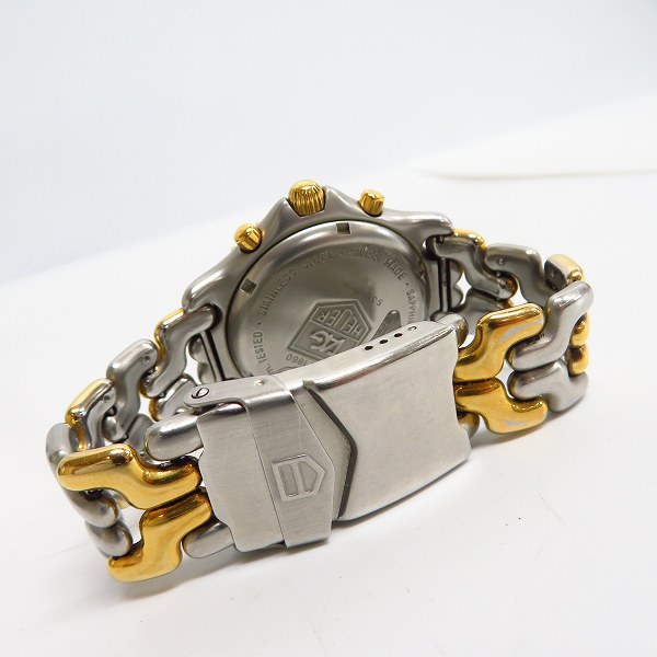 実際に弊社で買取させて頂いたTAG Heuer/タグホイヤー プロフェッショナル200 クロノグラフ クォーツ S35.006【動作未確認】の画像 2枚目