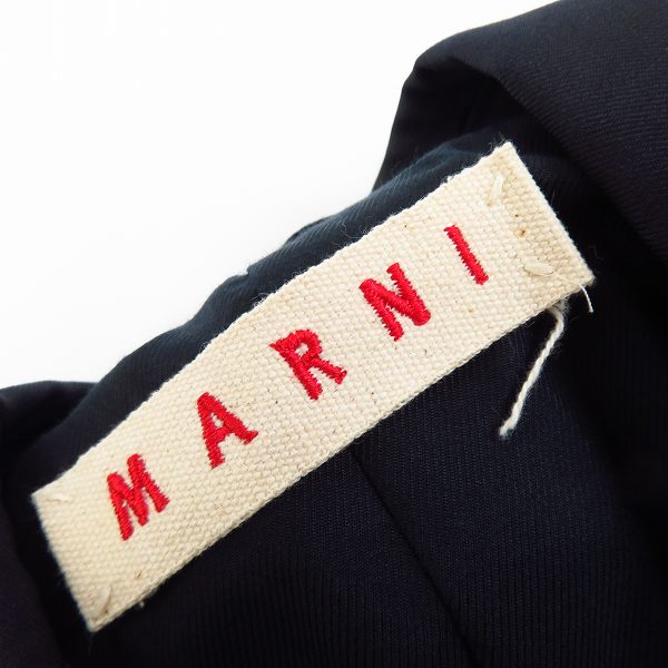 実際に弊社で買取させて頂いたMARNI/マルニ ノッチドラペル2Bジャケット/44の画像 2枚目