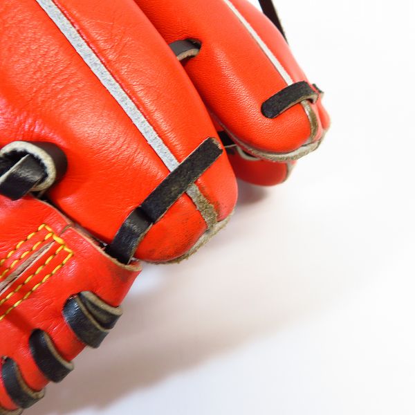 実際に弊社で買取させて頂いたHi-GOLD/ハイゴールド 軟式用グラブ/グローブ 己極シリーズ 三塁手/オールポジション用 OKG-6125の画像 6枚目