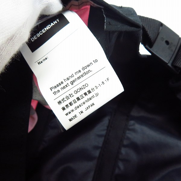 実際に弊社で買取させて頂いたDESCENDANT/ディセンダント ブロックチェック切り替えキャップの画像 6枚目