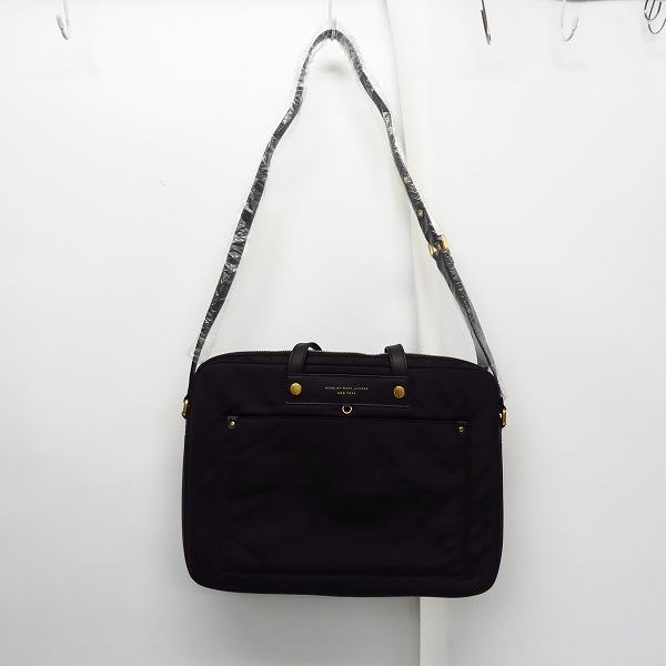実際に弊社で買取させて頂いた【未使用】MARC BY MARC JACOBS/マークバイマークジェイコブス 2WAY PCケース/ブリーフケース ブラック M0001304の画像 3枚目