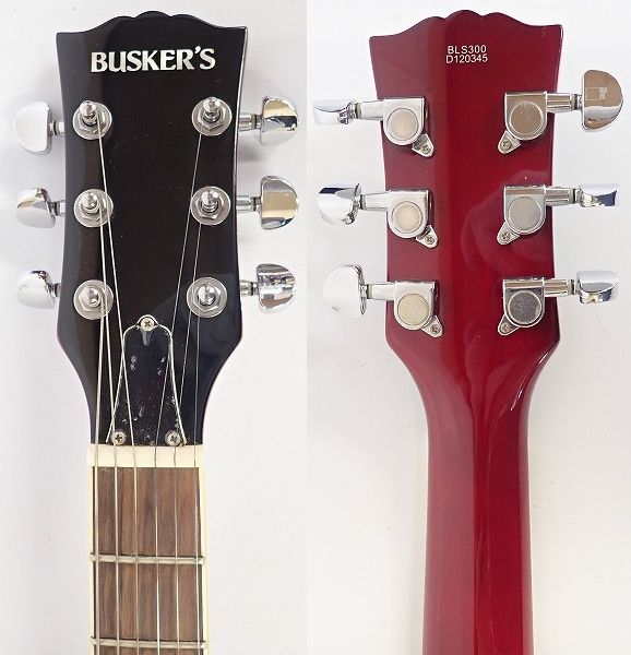 実際に弊社で買取させて頂いた★BUSKER'S/バスカーズ BLS300 CS レスポールスタンダードType ソフトケース付の画像 2枚目