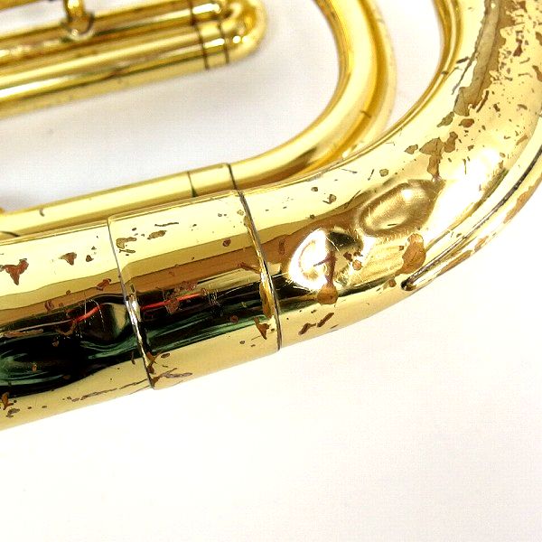 実際に弊社で買取させて頂いた★【ジャンク】YAMAHA YAH202/ヤマハ アルトホルン ハードケース付きの画像 4枚目