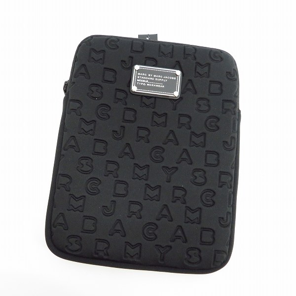 実際に弊社で買取させて頂いた【未使用】MARC BY MARC JACOBS/マークバイマークジェイコブス PC タブレットケース ブラック M6PE024