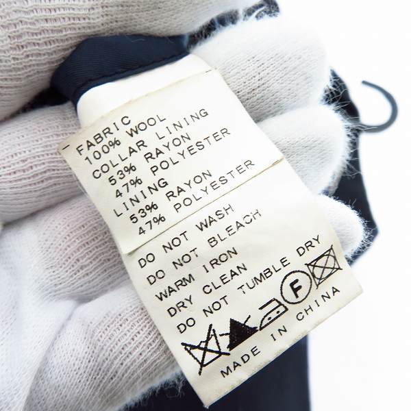 実際に弊社で買取させて頂いたEDIFICE/エディフィス ウール テーラードジャケット 42の画像 4枚目