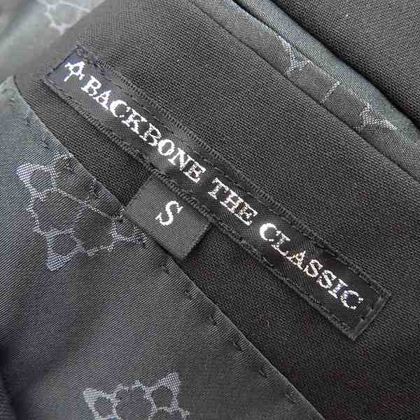 実際に弊社で買取させて頂いたBACKBONE THE CLASSIC/バックボーン 11AW 1Bテーラードジャケット/Sの画像 2枚目