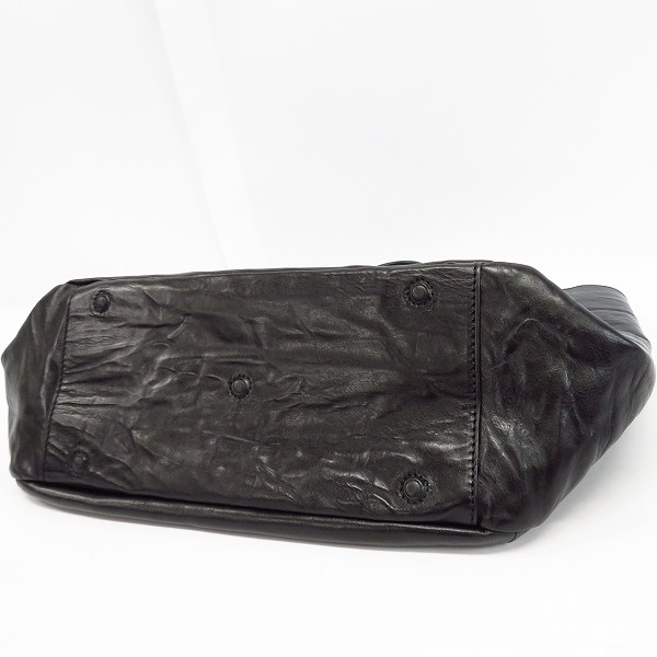 実際に弊社で買取させて頂いたDaniel&Bob/ダニエル&ボブ 2WAY レザートートバッグ ブラックの画像 2枚目