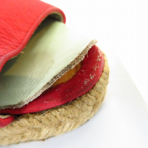 実際に弊社で買取させて頂いたChristian Dior/クリスチャンディオール CDロゴ刺繍 スウェード/エスパドリーユ ヒールシューズ 5の画像 6枚目