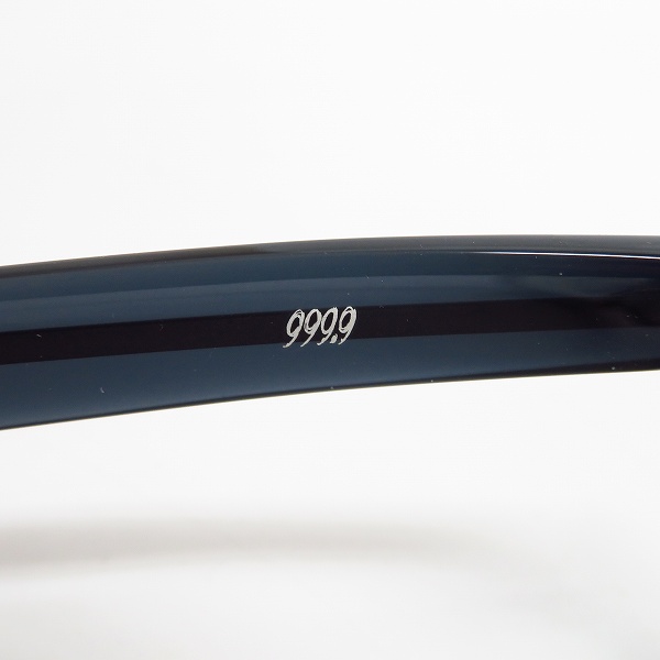 実際に弊社で買取させて頂いた999.9/フォーナインズ ウェリントン サングラス NP-62　度入りの画像 5枚目