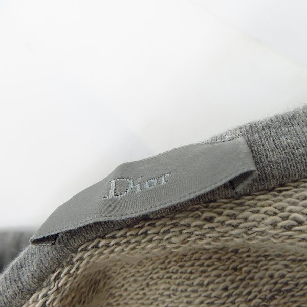 実際に弊社で買取させて頂いたDior HOMME/ディオールオム night ロゴ ジップフーディー XSの画像 2枚目