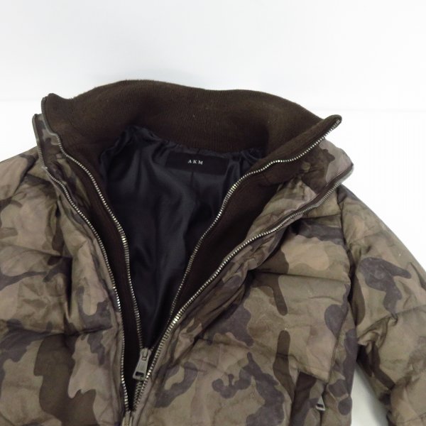 実際に弊社で買取させて頂いたAKM/エーケーエム カモフラ レイヤード中綿ジャケット/Mの画像 5枚目
