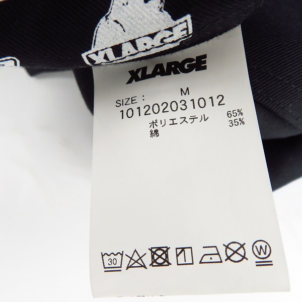 実際に弊社で買取させて頂いたX-LARGE×Dickies/エクストララージ×ディッキーズ オーバーオール ブラック/Mの画像 2枚目