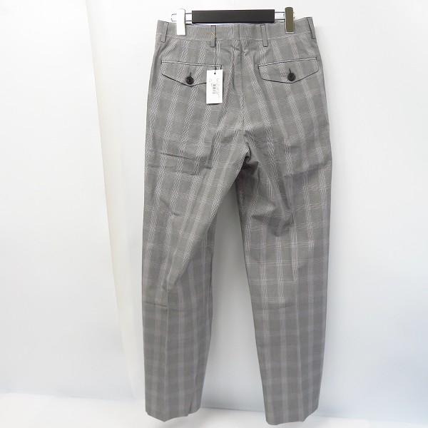 実際に弊社で買取させて頂いた【未使用】DRIES VAN NOTEN/ドリスヴァンノッテン PECAN 9168 チェックパンツ/44の画像 1枚目