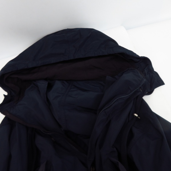 実際に弊社で買取させて頂いたMARNI/マルニ イタリア製 フーデッドコート ネイビー/44の画像 5枚目