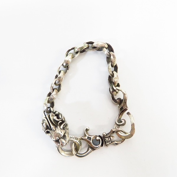 実際に弊社で買取させて頂いた【カスタム】DEAL DESIGN/ディールデザイン グランドライオンノッカー クリップブレスレットの画像 1枚目