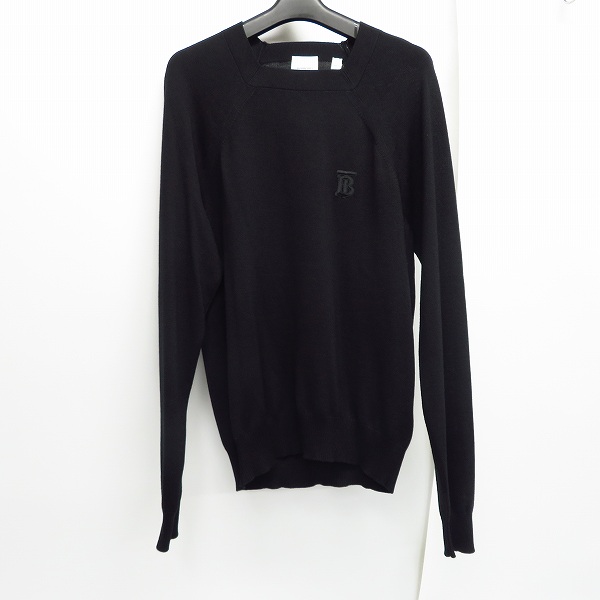 実際に弊社で買取させて頂いたBURBERRY/バーバリー TBロゴ刺繍 スクエアネック セーター 8016992/S