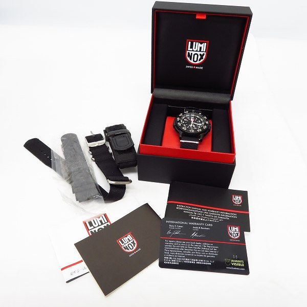 実際に弊社で買取させて頂いたLuminox/ルミノックス NAVY SEALS/ネイビーシールズ 3000/3900 Ref.3001 XQ【動作未確認】の画像 7枚目