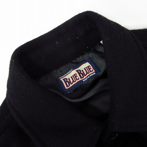 実際に弊社で買取させて頂いたBLUE BLUE/ブルーブルー  ウール  シャツジャケット/2の画像 5枚目