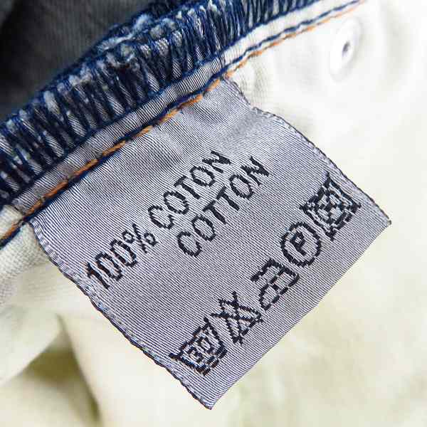 実際に弊社で買取させて頂いたDior HOMME/ディオールオム ウォッシュ加工 インディゴデニムパンツ 27の画像 5枚目