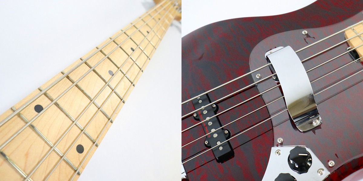 実際に弊社で買取させて頂いた★ESP/イーエスピー AMAZE CTM-SL5 アクティブ 5弦 エレキベース スーパーロングスケール ギグケース付きの画像 4枚目