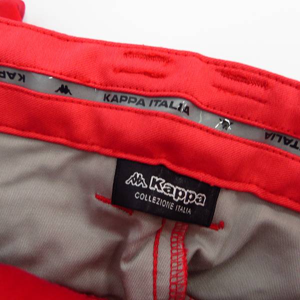 実際に弊社で買取させて頂いた【未使用】kappa/カッパ ゴルフ ロング スラックスパンツ レッド KC652PA11/Sの画像 2枚目