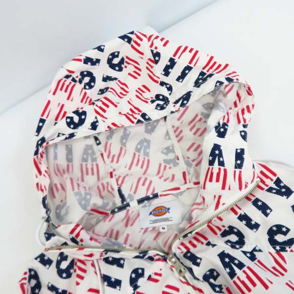 実際に弊社で買取させて頂いたDICKIES/ディッキーズ 星条旗柄/USA柄 モチーフ パーカー 172M10WD01/Mの画像 4枚目