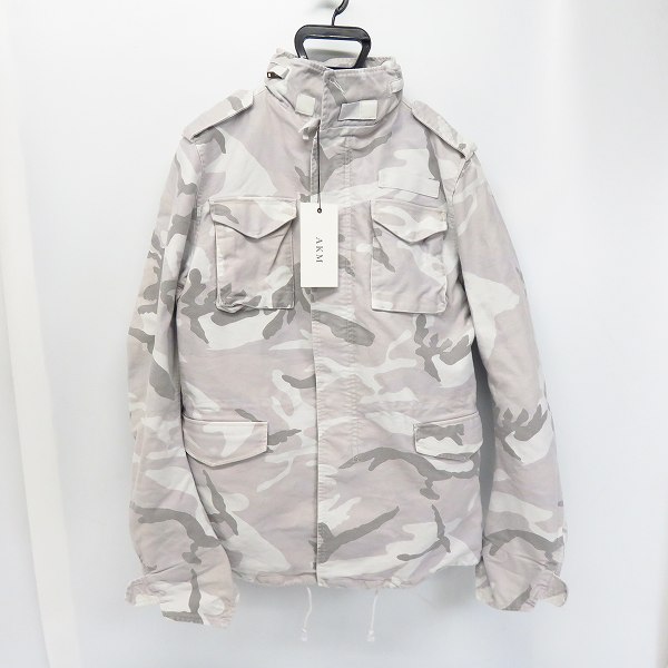実際に弊社で買取させて頂いた【未使用】AKM/エーケーエム カモフラ柄 ボアライナー M-65 ミリタリージャケット B055 CTN198/XL
