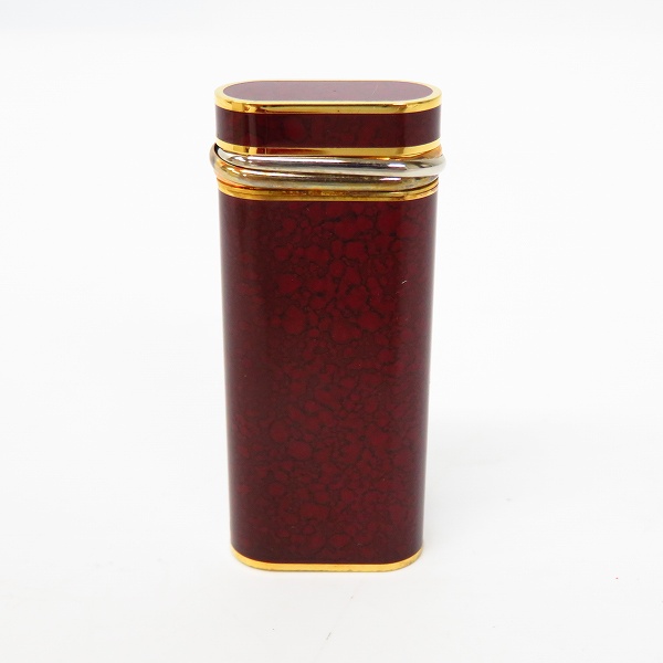 実際に弊社で買取させて頂いたCartier/カルティエ トリニティガスライター バーガンディの画像 1枚目