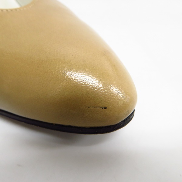 実際に弊社で買取させて頂いた【難有り】Christian Dior/クリスチャンディオール レザー ピンヒールシューズ 5.5の画像 8枚目