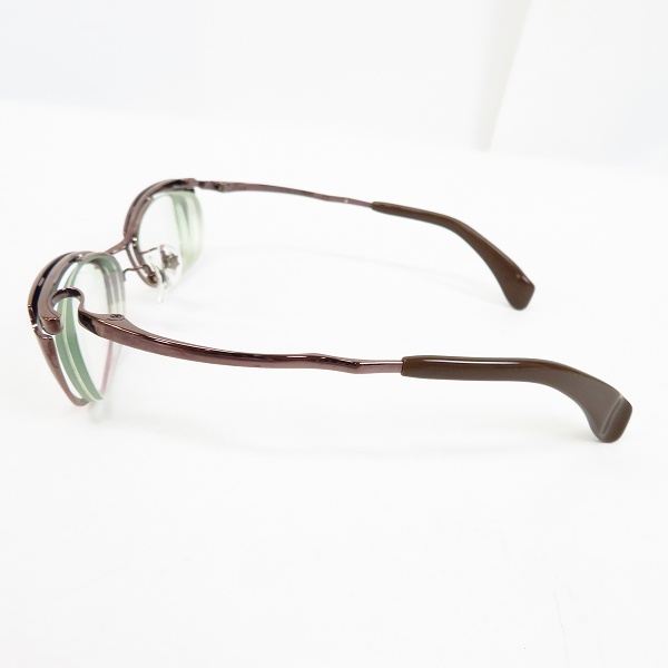 実際に弊社で買取させて頂いた999.9/フォーナインズ  度入り 眼鏡/メガネフレーム ヴィンテージモデル M-14の画像 2枚目