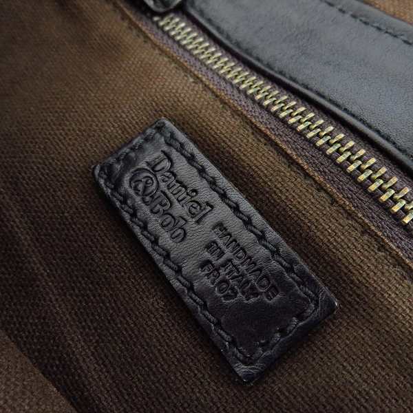 実際に弊社で買取させて頂いたDaniel&Bob/ダニエル&ボブ レザーショルダーバッグ ブラックの画像 5枚目