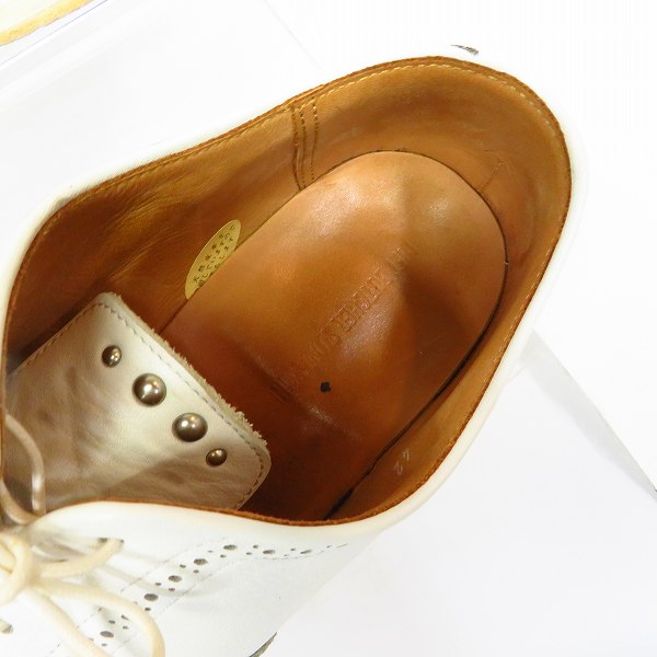 実際に弊社で買取させて頂いたDIET BUTCHER SLIM SKIN/ダイエットブッチャースリムスキン レザーシューズ/42の画像 4枚目