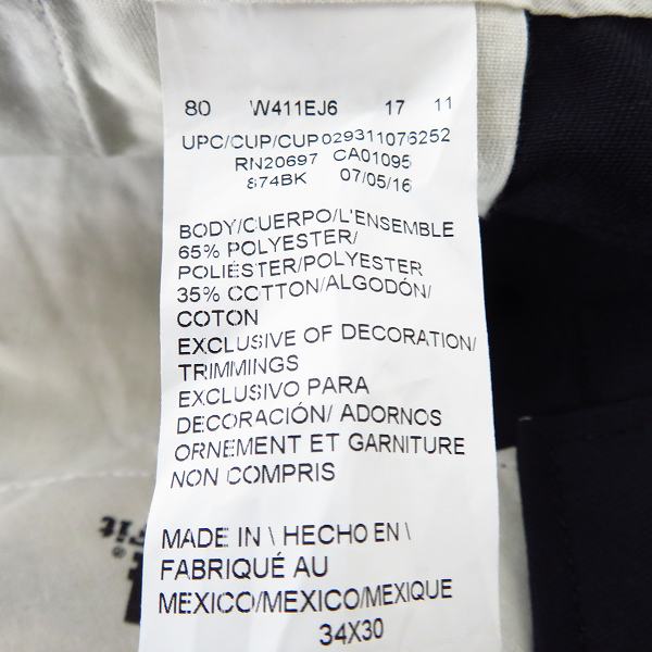 実際に弊社で買取させて頂いたDickies/ディッキーズ 874 Original Fit ワークパンツ W441EJ6/34×30の画像 2枚目