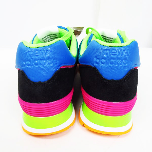 実際に弊社で買取させて頂いた【未使用】NEW BALANCE/ニューバランス atomos/アトモス 別注 マルチカラー スニーカー ML574MA2/29の画像 1枚目